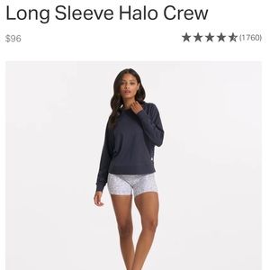 Vuori long sleeve halo crew
Midnight Heather
Sells for $96
Perfect condition